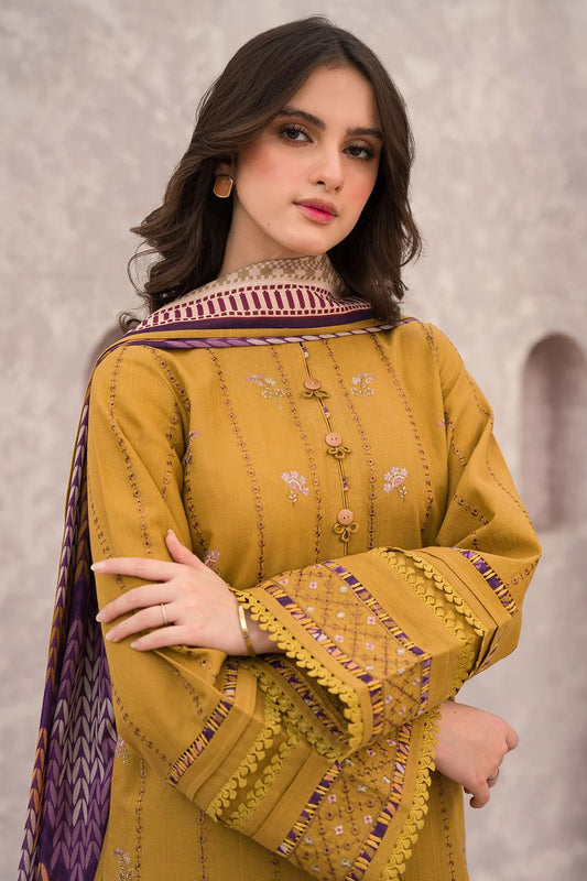 Jazmin DHANAK PREMIUM UNSTITCHED EMB 3PC