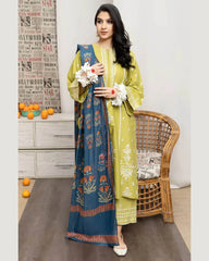 AISLING DHANAK UNSTITCHED EMB 3PC