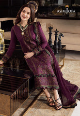 ASIM JOFA DHANAK UNSTITCHED EMB 3PC