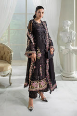 MARIA.B CHIFFON UNSTITCHED EMB D-02 SUIT
