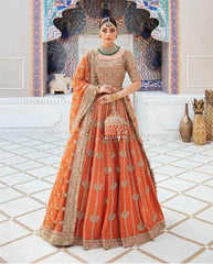 KANWAL MALIK ORGANZA UNSTITCHED EMB SUIT