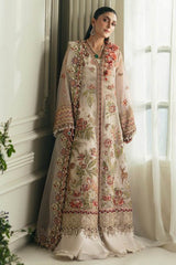 ELAN ORGANZA UNSTITCHED EMB SUIT BOTANICAL BLISS D-05