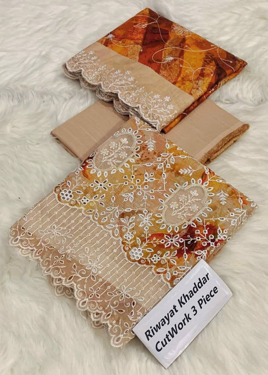 raiwayat 3pc Pure Khadar