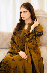 SAPPHIRE LAWN PREMIUM UNSTITCHED EMB 3PC