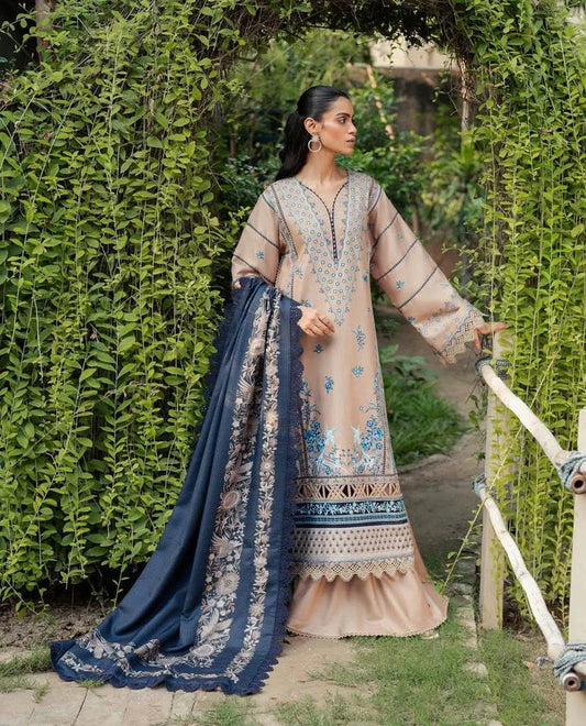 BIN ILYAS KARANDI UNSTITCHED EMB 3PC