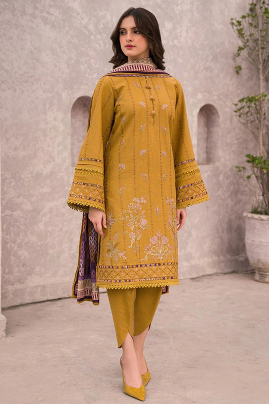 Jazmin DHANAK PREMIUM UNSTITCHED EMB 3PC