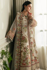 ELAN ORGANZA UNSTITCHED EMB SUIT BOTANICAL BLISS D-05