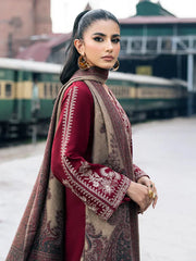 IZEL DHANAK PREMIUM UNSTITCHED EMB 3PC