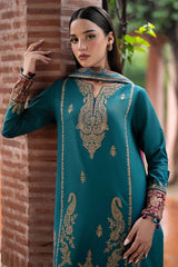 JAZMIN DHANAK LUXURY UNSTITCHED EMB 3PC