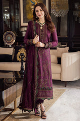 ASIM JOFA DHANAK UNSTITCHED EMB 3PC