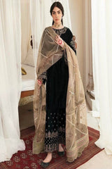 BAROQUE VELVET UNSTITCHED EMB 3PC