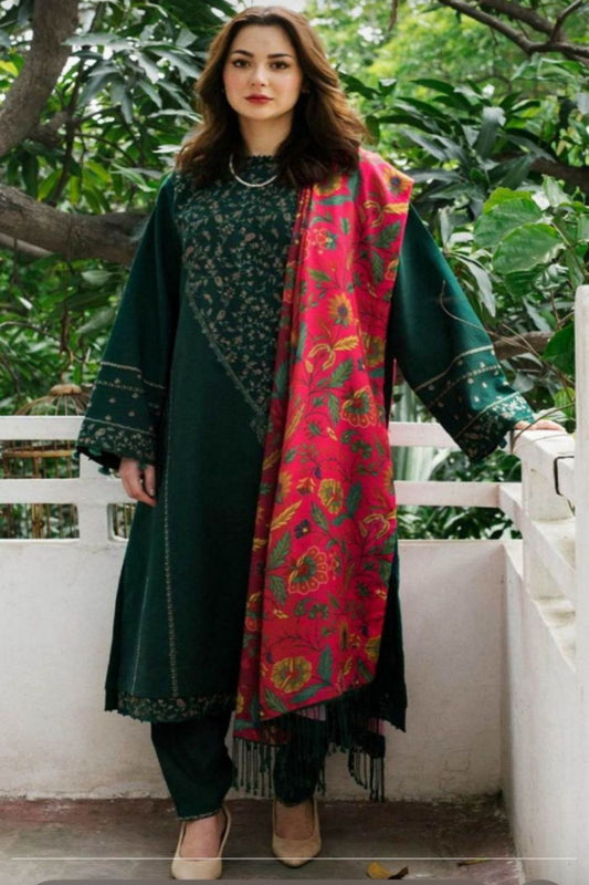 ZARA SHAHJAHAN DHANAK UNSTITCHED EMB 3PC