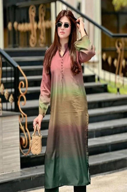 Shamoze Silk Digital Tye ‘N’ Dye 3pc Unstitched Suit -21