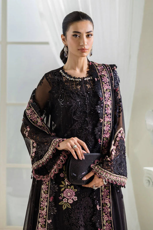 MARIA.B CHIFFON UNSTITCHED EMB D-02 SUIT