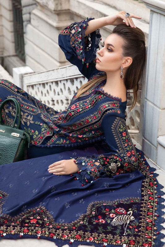 Maria b DHANAK PREMIUM UNSTITCHED EMB 3PC