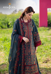 ASIM JOFA LAWN LUXURY UNSTITCHED EMB 3PC
