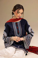JAZMIN DHANAK PREMIUM UNSTITCHED EMB 3PC