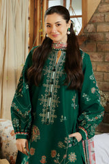 ZARA SHAHJAHAN DHANAK UNSTITCHED EMB 3PC