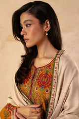 ZARA SHAHJAHAN KARANDI UNSTITCHED EMB 3PC