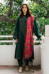 ZARA SHAHJAHAN DHANAK UNSTITCHED EMB 3PC