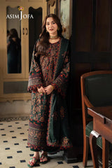 ASIM JOFA LAWN UNSTITCHED EMB 3PC