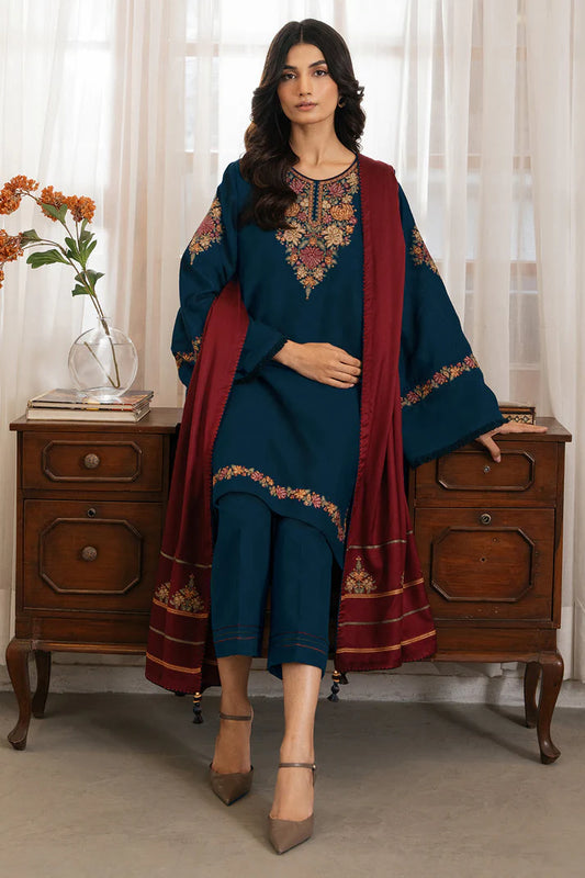 JAZMIN DHANAK PREMIUM UNSTITCHED EMB 3PC