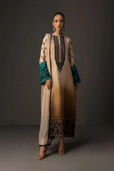 Shamoze Silk Digital Tye ‘N’ Dye 3pc Unstitched Suit -22