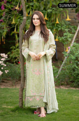 Summer 3PC Lawn Embroidered Suit