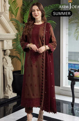 Asim Jofa - Summer 3PC Embroidered Lawn Suit -