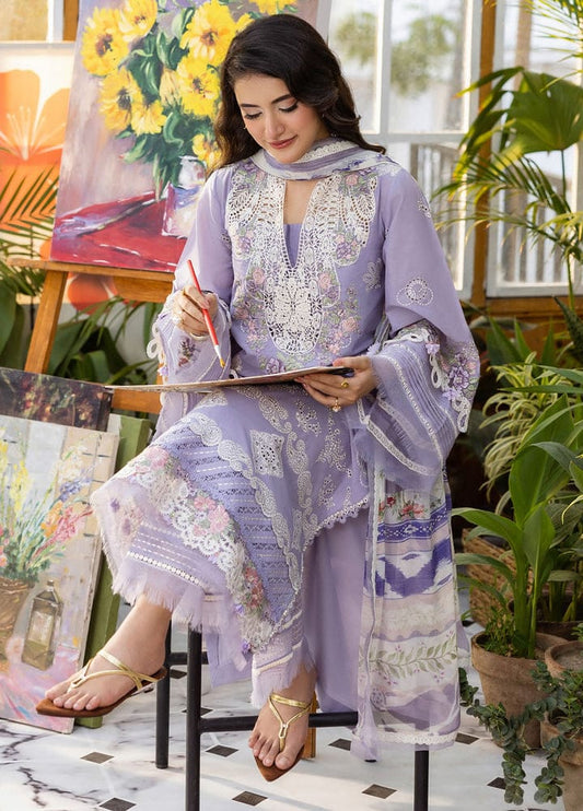Elaf DHANAK PREMIUM UNSTITCHED EMB 3PC