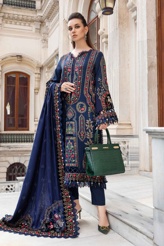 Maria b DHANAK PREMIUM UNSTITCHED EMB 3PC