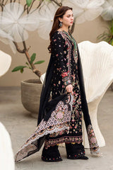 Qalamkar - 3PC Lawn Embroidered Suit With Embroidered Dupatta