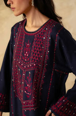 ZARA SHAHJAHAN DHANAK UNSTITCHED EMB 3PC