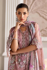 MARIA.B CHIFFON UNSTITCHED EMB D-05 SUIT