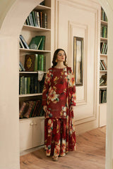 BAROQUE LAWN PRINTED UNSTICH 3PC