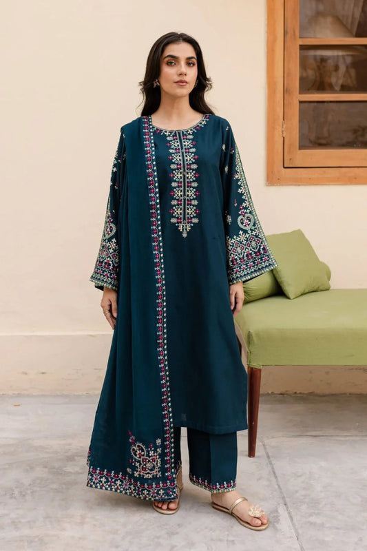 BATIK LAWN PREMIUM UNSTITCHED EMB 3PC