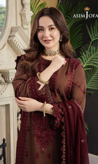 Asim Jofa - Summer 3PC Embroidered Lawn Suit -