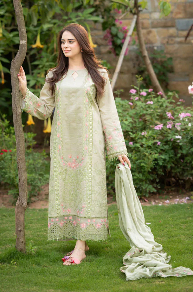 Summer 3PC Lawn Embroidered Suit