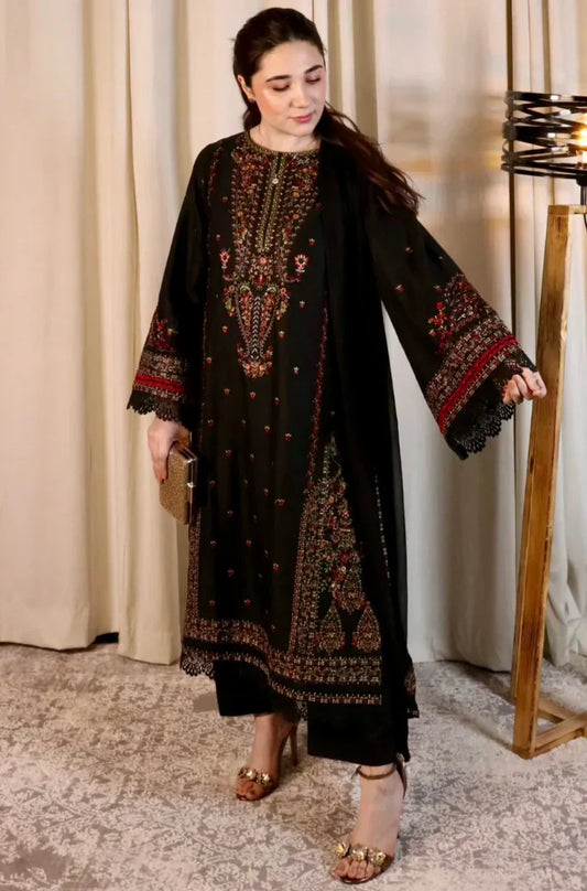 Zara Shahjahan - Summer 3PC Lawn Emb Suit -