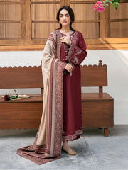 IZEL LAWN LUXURY UNSTITCHED EMB 3PC