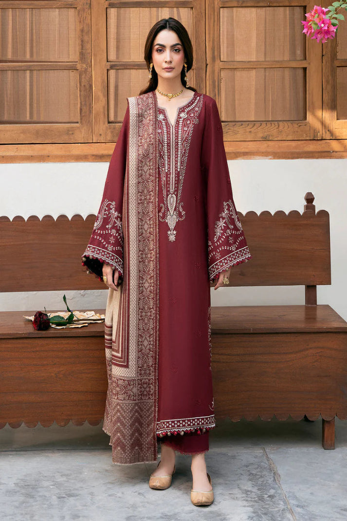 IZEL LAWN LUXURY UNSTITCHED EMB 3PC