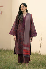 BAROQUE DHANAK PRINTED UNSTICHED 3PC