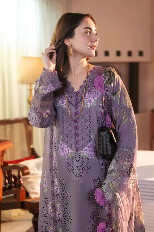 ZARA SHAHJAHAN DHANAK UNSTITCHED EMB 3PC
