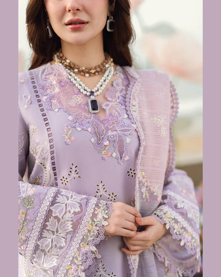 Qalmkar Dhanak with Printed shawl 3 Pcs Suit