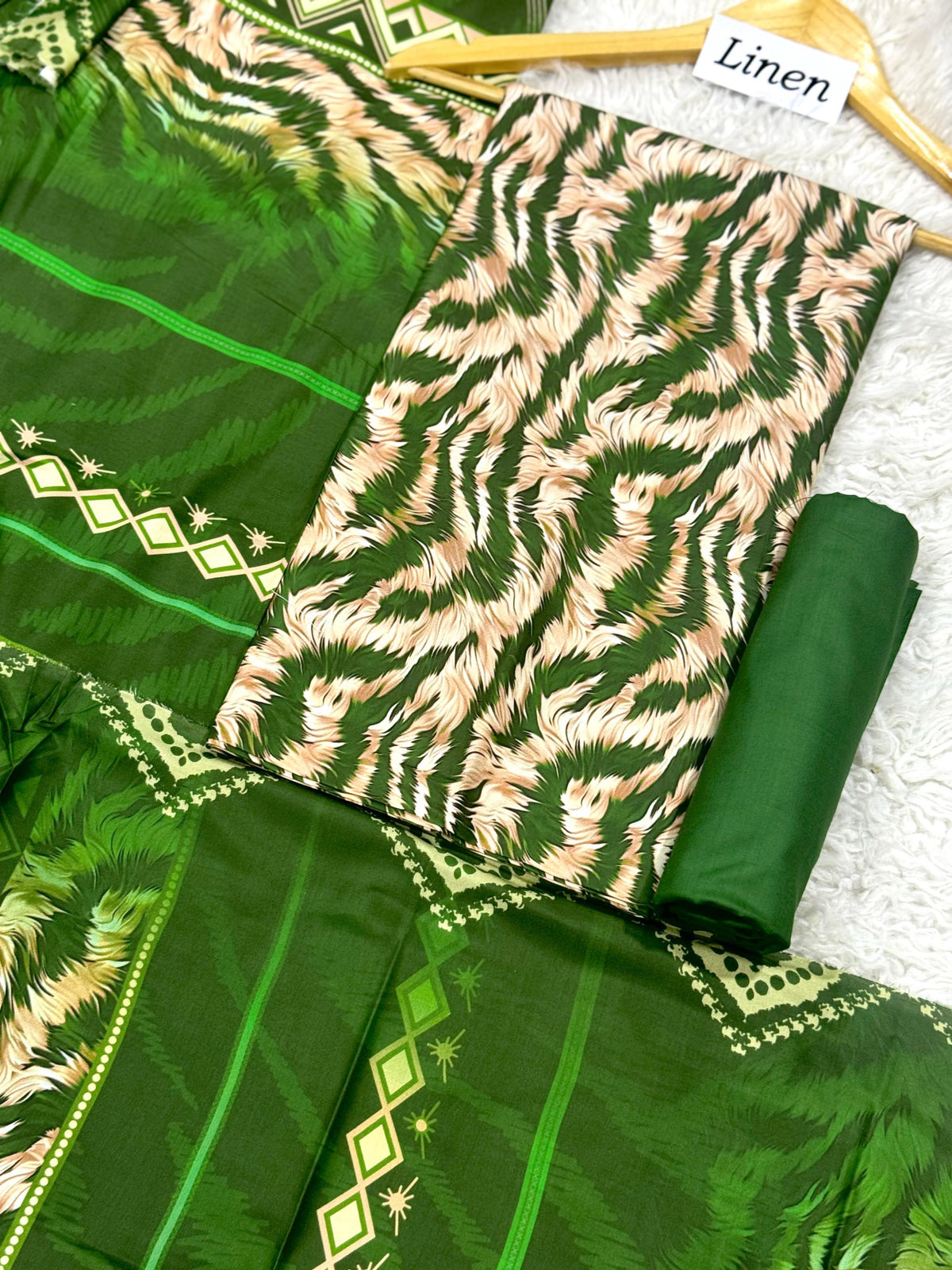 Linen Printed 3pc D-02