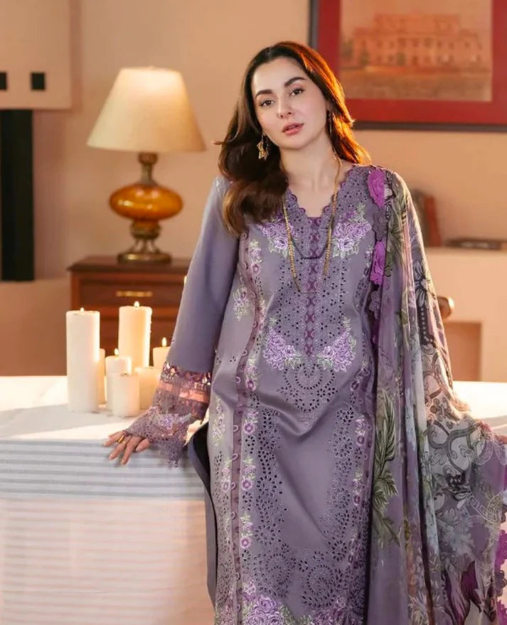 ZARA SHAHJAHAN DHANAK UNSTITCHED EMB 3PC