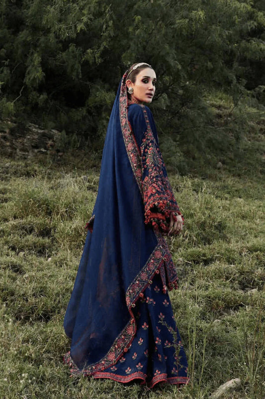 HUSSAIN REHAR KHADDAR UNSTITCHED EMB 3PC