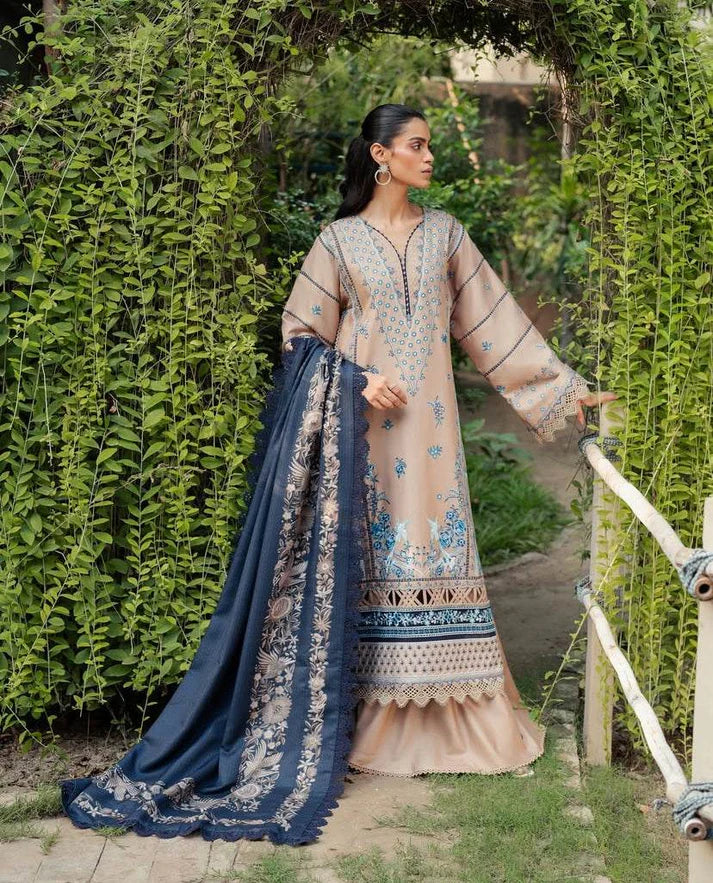 BIN ILYAS KARANDI UNSTITCHED EMB 3PC