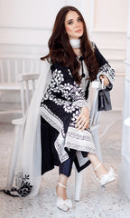 ZARKASHA LAWN PREMIUM UNSTICHED EMB 3PC