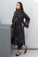 BAROQUE DHANAK PRINTED UNSTICHED 3PC